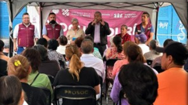 Entrega de pintura barda perimetral UH Solidaridad